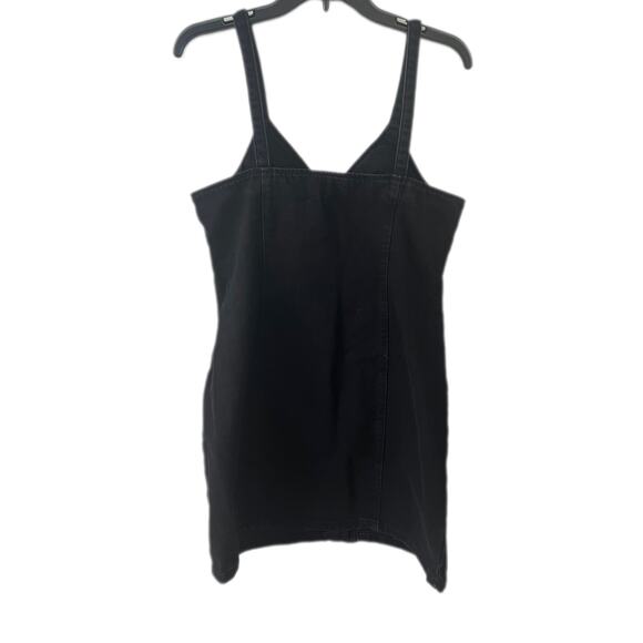 Topshop black denim dress - Picture 2 of 6